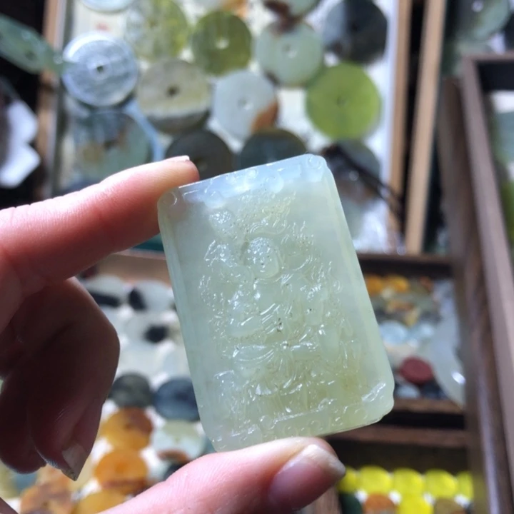 岫玉岫玉挂件未镶嵌