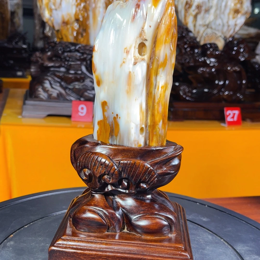 硅化玉未镶嵌珠宝奇石