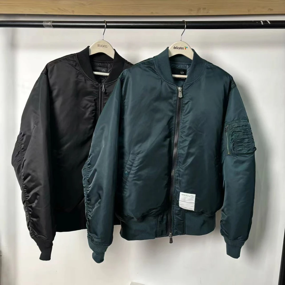 【飞行员】 24新款纯色冬季男款两色休闲宽松羽绒飞行夹克 00357