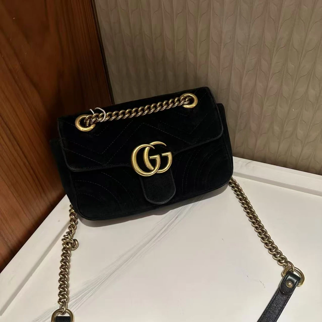 95新 GUCCI/古驰 乱乱子中古/女士/单肩包/112663