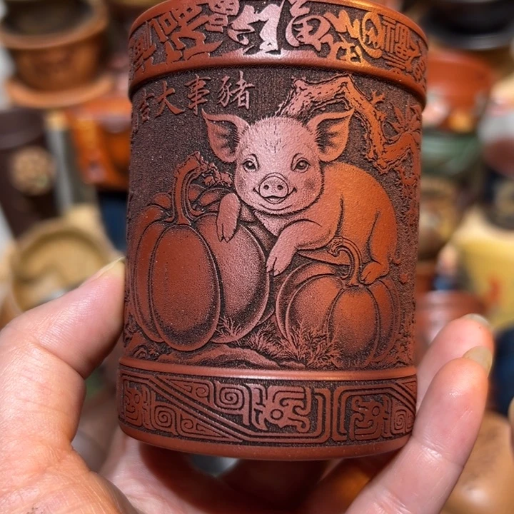 茶杯紫砂宜兴紫砂主人杯