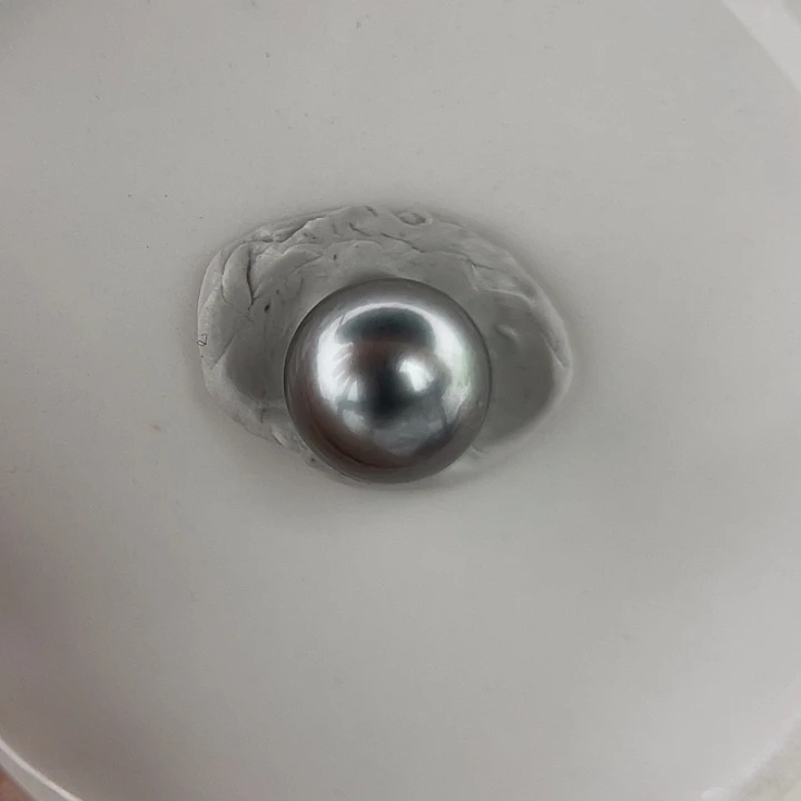海水珍珠颈饰未镶嵌10-11mm 大溪地 灰紫