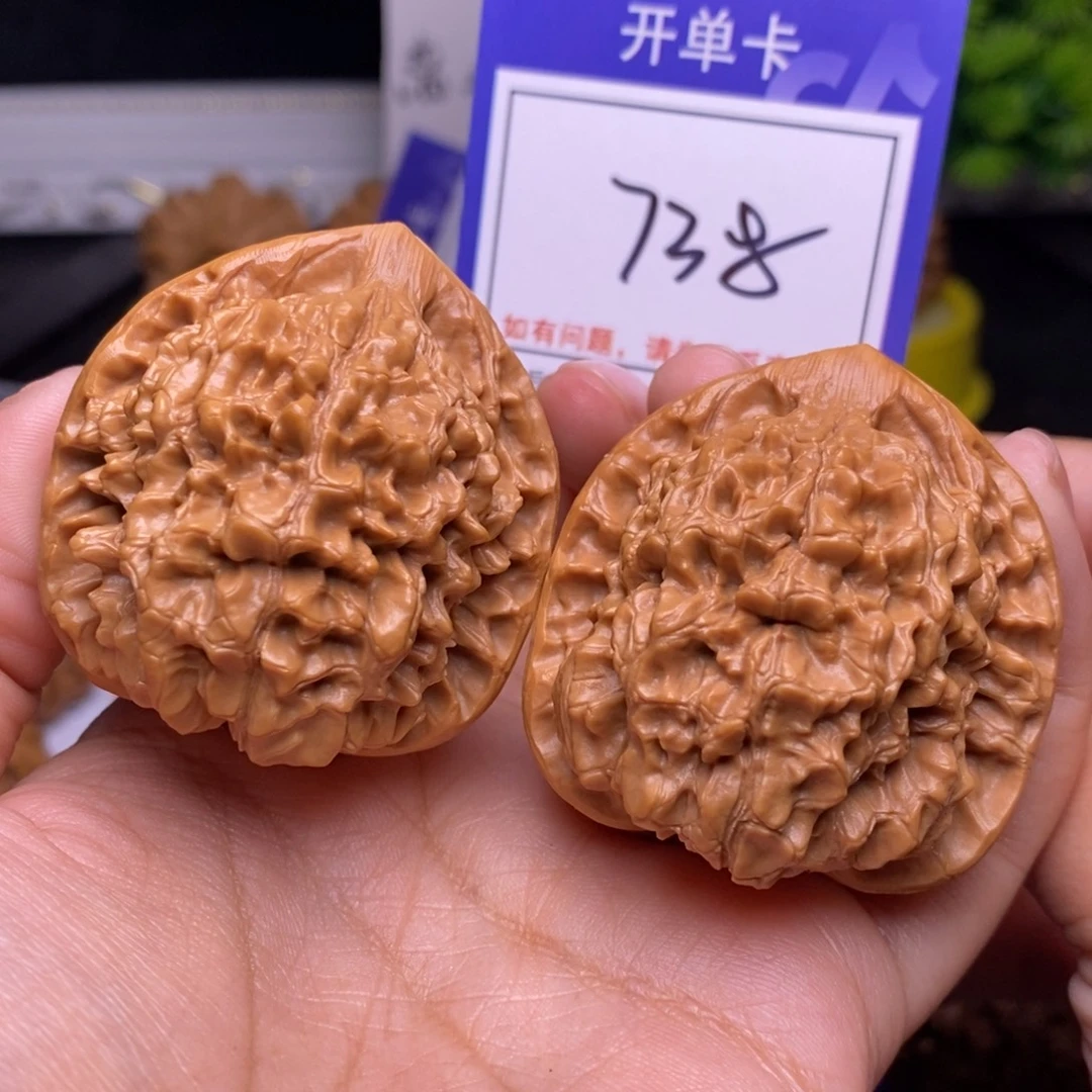 文玩核桃把件43官帽738