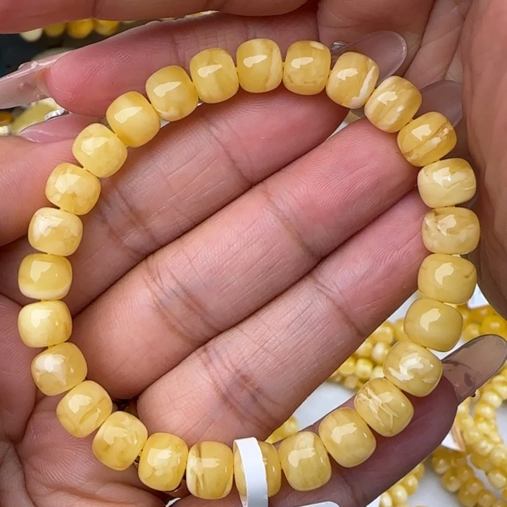 手链蜜蜡未镶嵌妖花老型手串