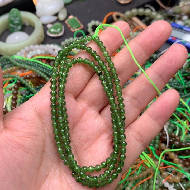 和田玉未镶嵌手链41