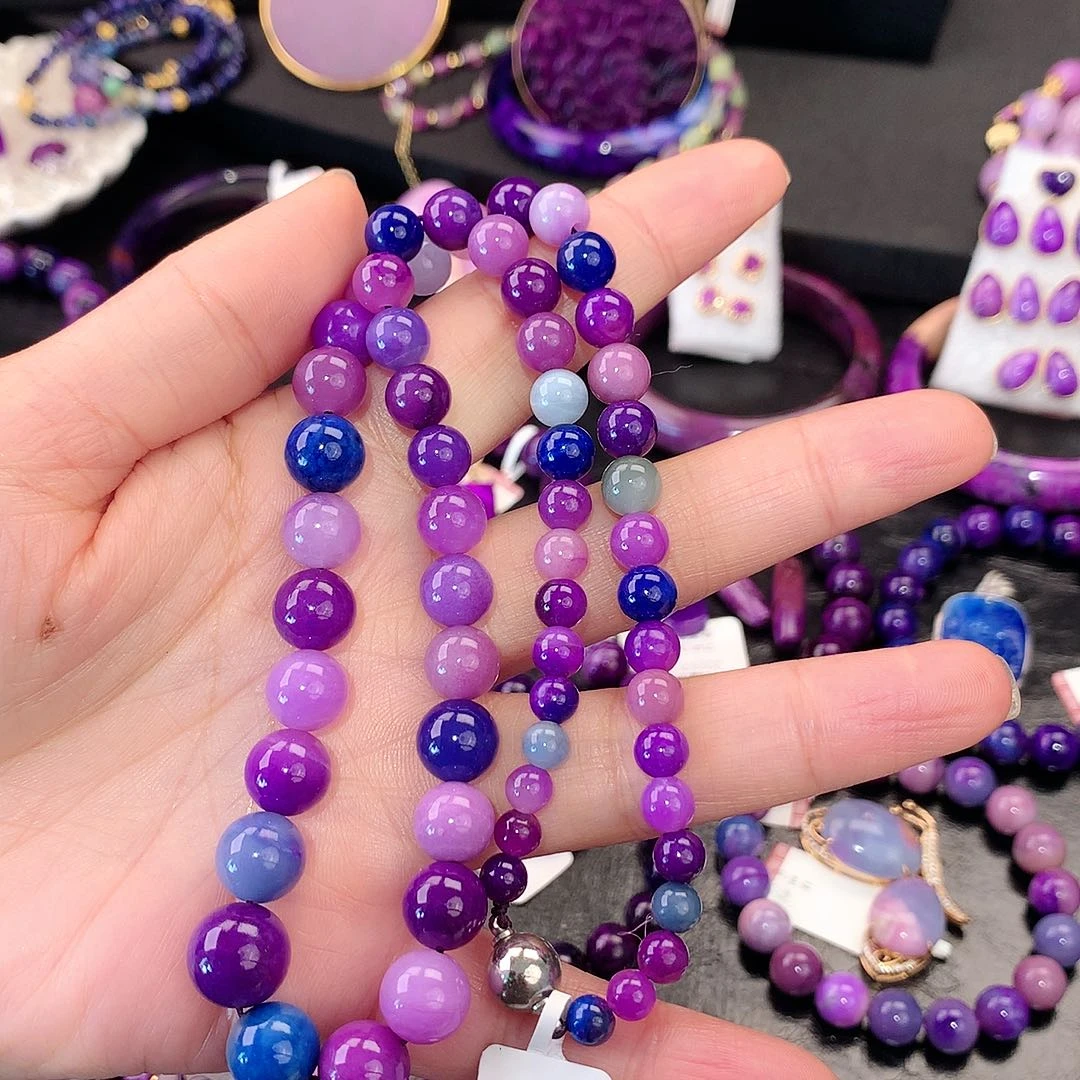 苏纪石（舒俱来）未镶嵌手镯圈口54