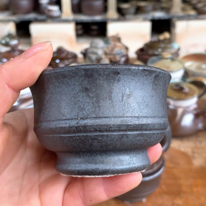 紫砂茶壶冯*纯自然高温无釉裸柴烧