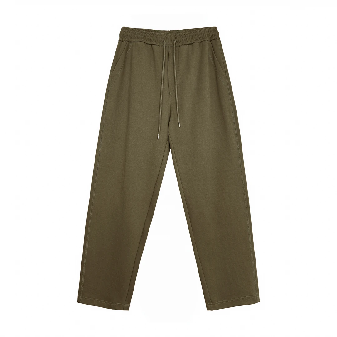 【旧链接】 行者  春季双面净面线迹设计时尚直筒休闲裤 8650