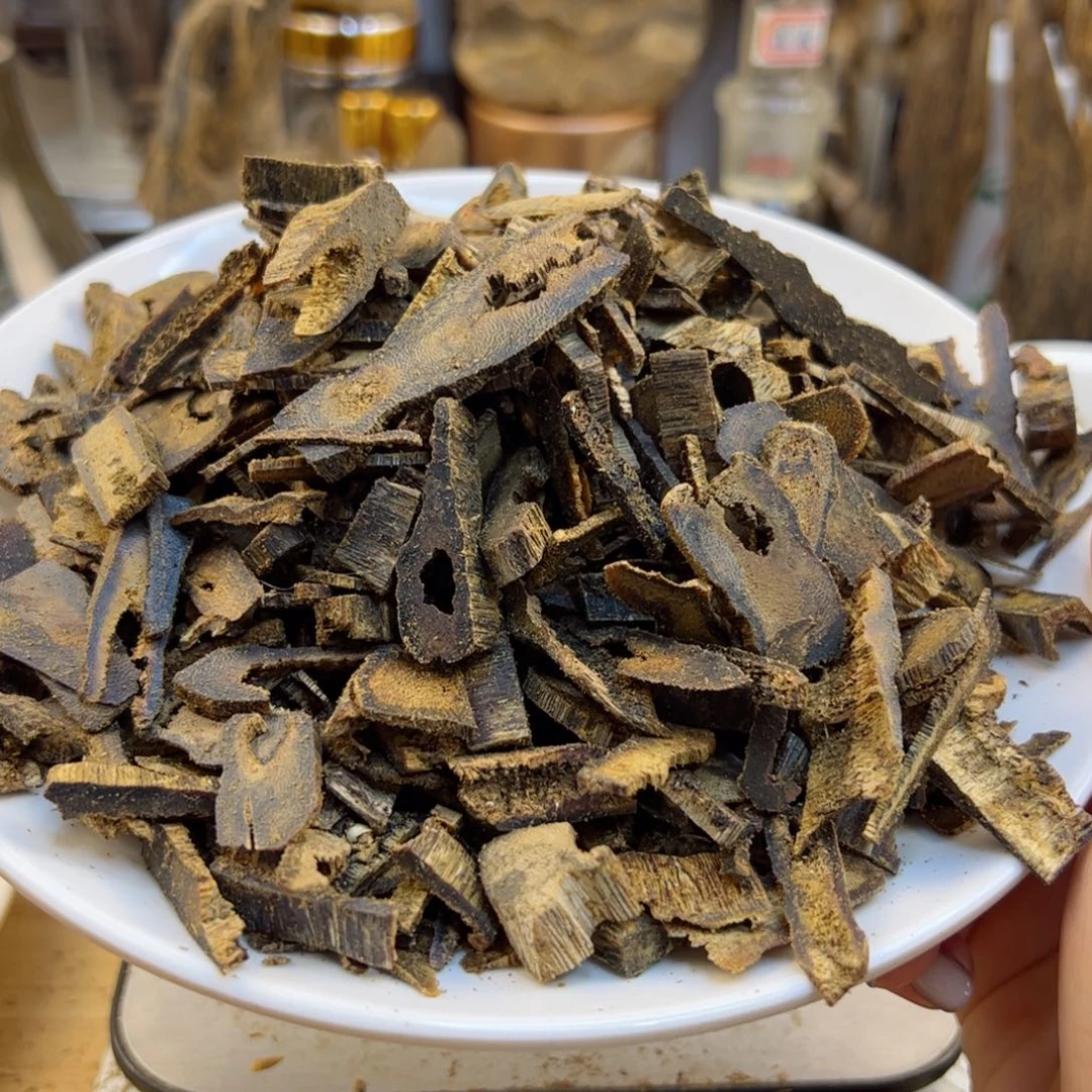 沉香木摆件我**狂奇楠沉香莺歌绿车珠碎料200克