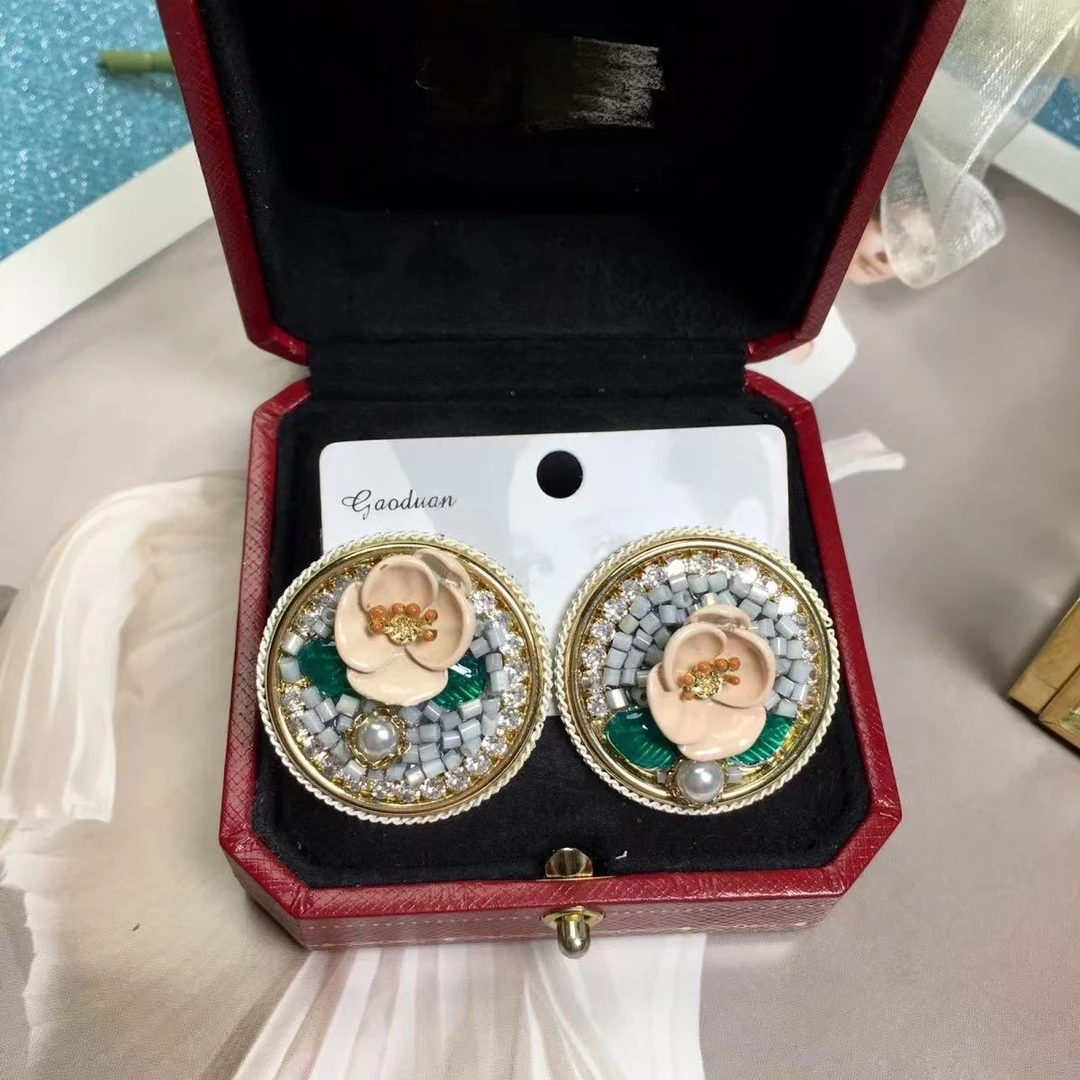 合金耳饰 秀款轻奢耳钉129