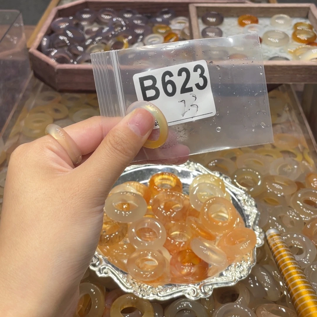 玛瑙/玉髓未镶嵌戒指623