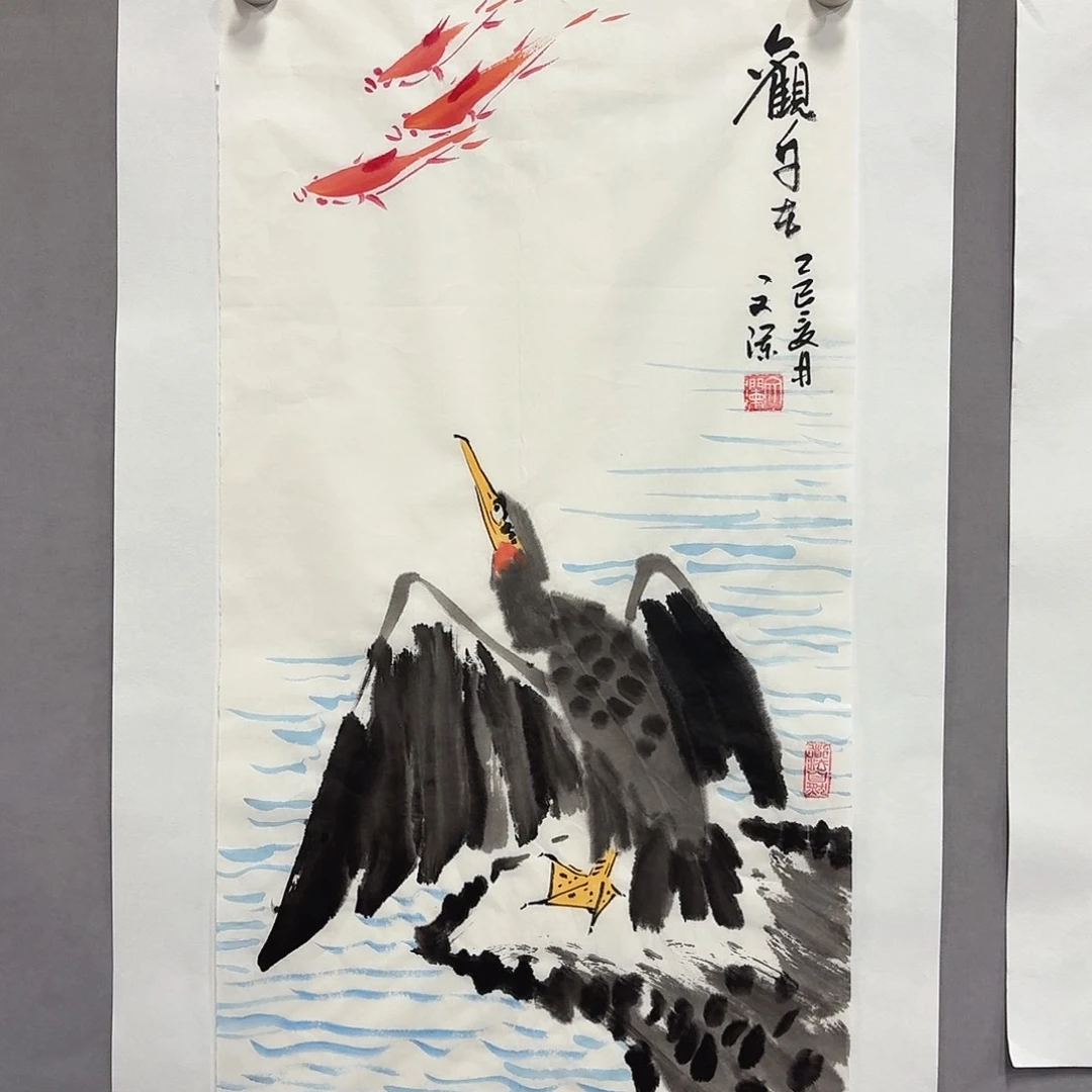 国画亲笔手绘放心去藏