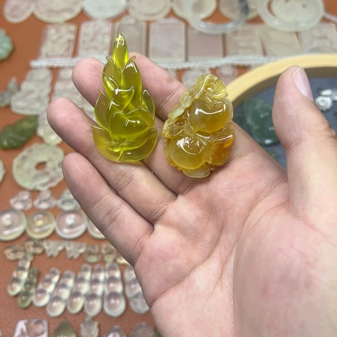 嗨***～岫玉未镶嵌多样性随机发一