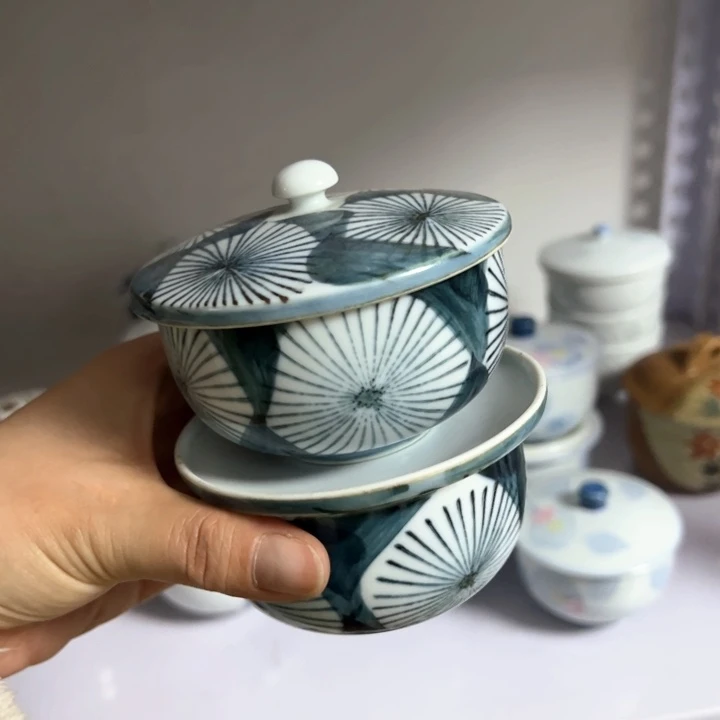 盖碗瓷器直播放漏中