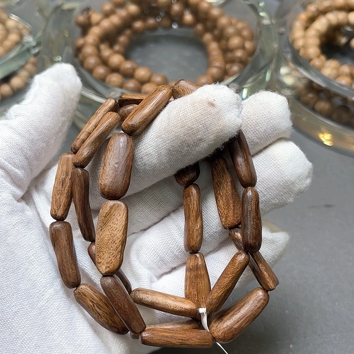 沉香手串达拉干古董沉水淳化老料8mm20克