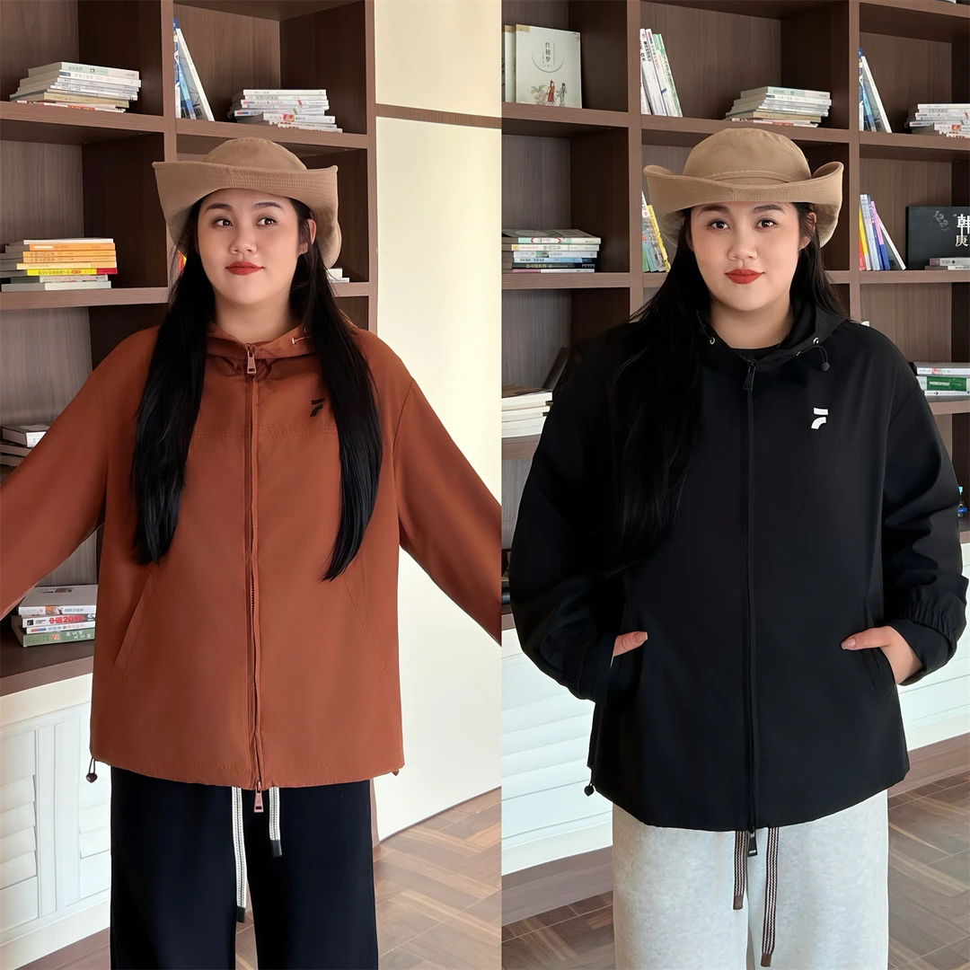 断码捡漏~大码女装秋季显瘦花契200斤胖mm韩系软壳冲锋衣12559-F