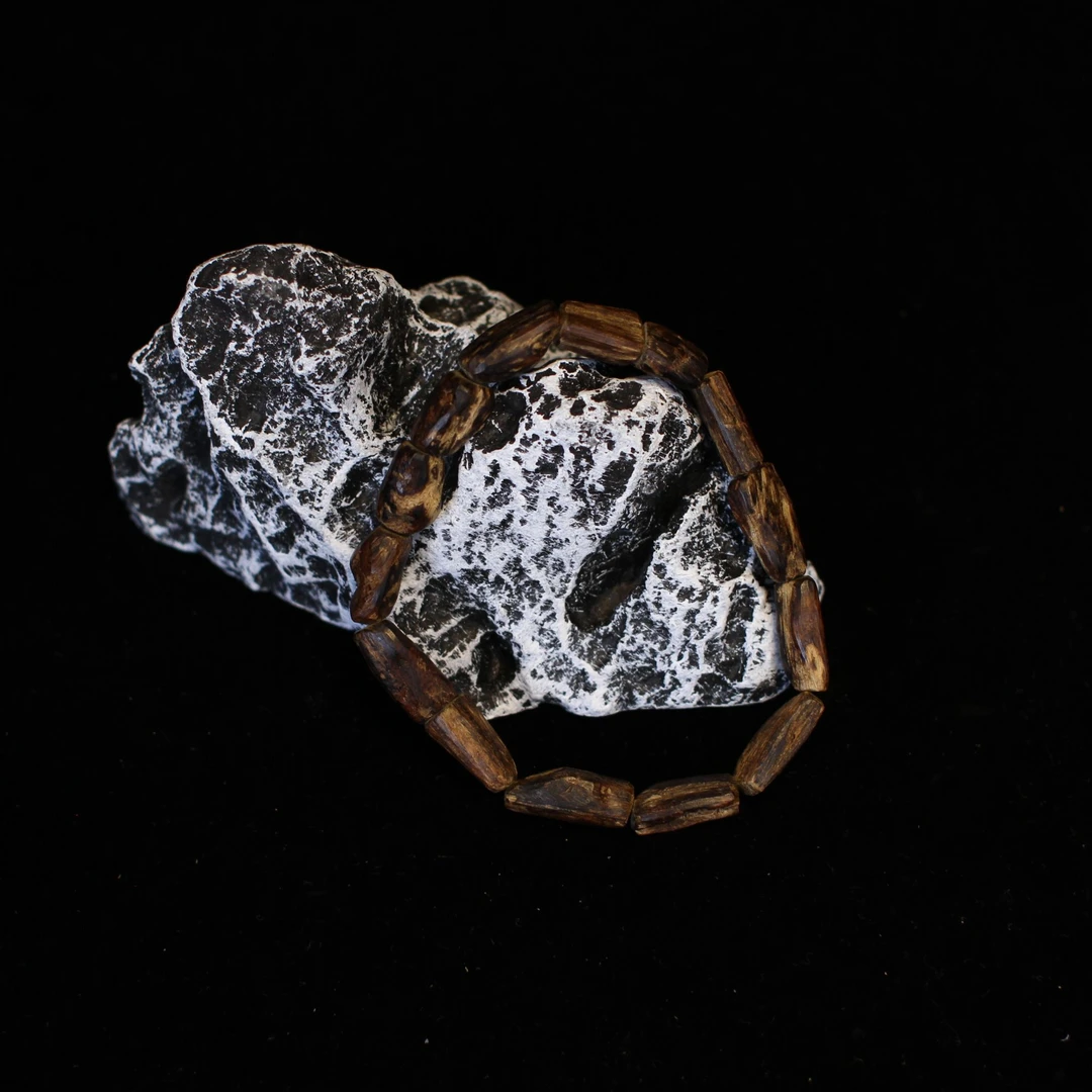 沉香【天然野】随型单圈沉香手串-101.