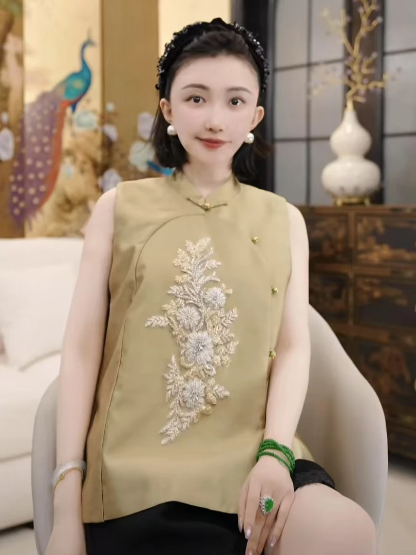 Betty Bairn【景画檐】高端系列桑蚕丝羊毛立领上衣25B-BW9277