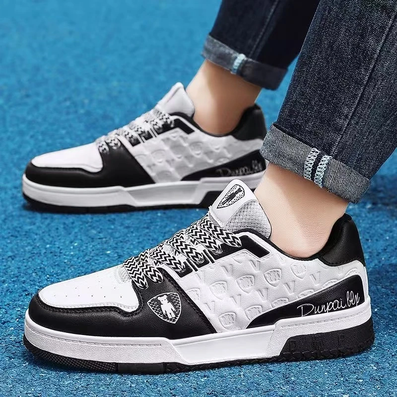 【小猪3】男女同平板鞋防水小白潮鞋B0001（2）