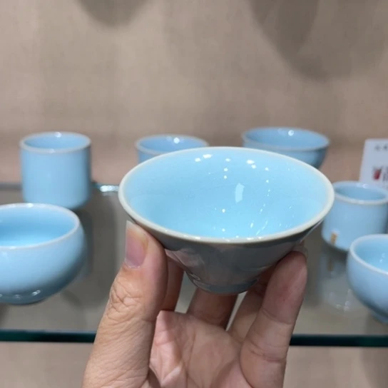 瓷片陶瓷茶具汝窑瓷器