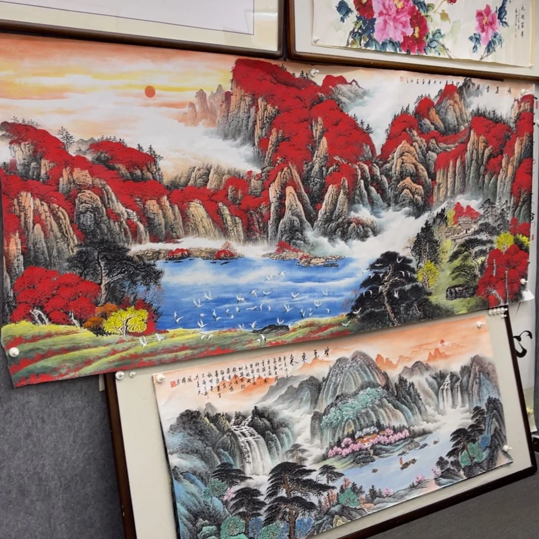 国画鸿运当头266✖️110左右画芯