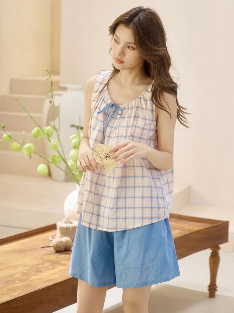 安小姐夏季可外穿家居服20993