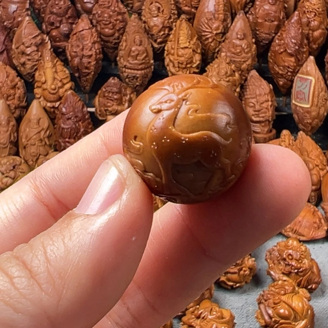 ノ***シ橄榄核手串/手链核雕