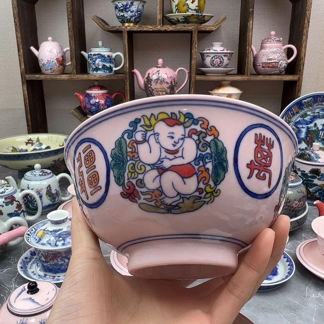 摆件陶景德镇陶瓷567老厂瓷81