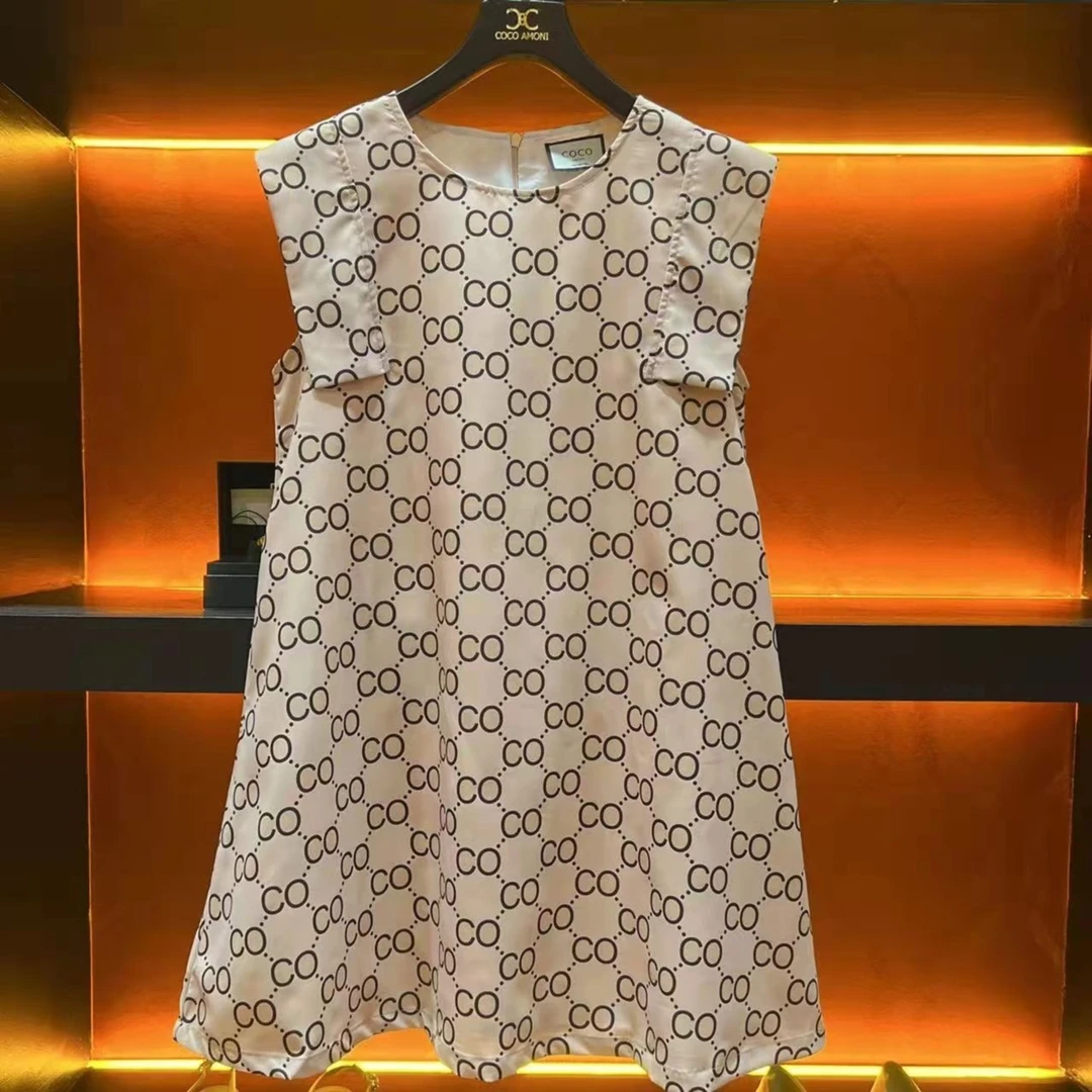 COCO Amoni  春夏系列满印CO宽松连衣裙 VA10