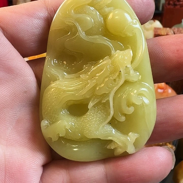 寿山石寿山绿若通