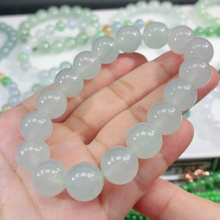 可***可翡翠未镶嵌手链卡12