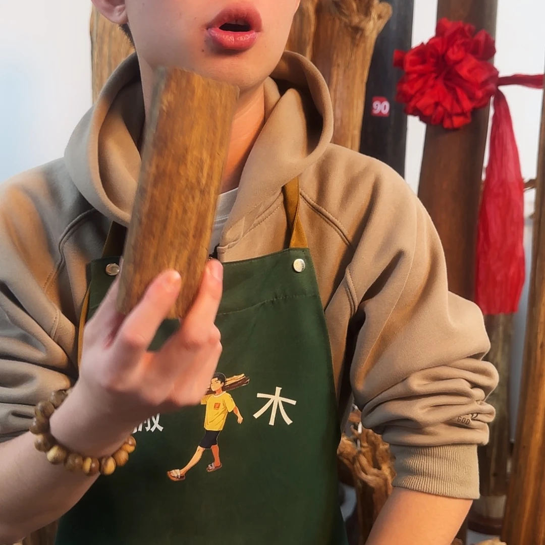 沉香摆件天然沉香原木摆件➕底座