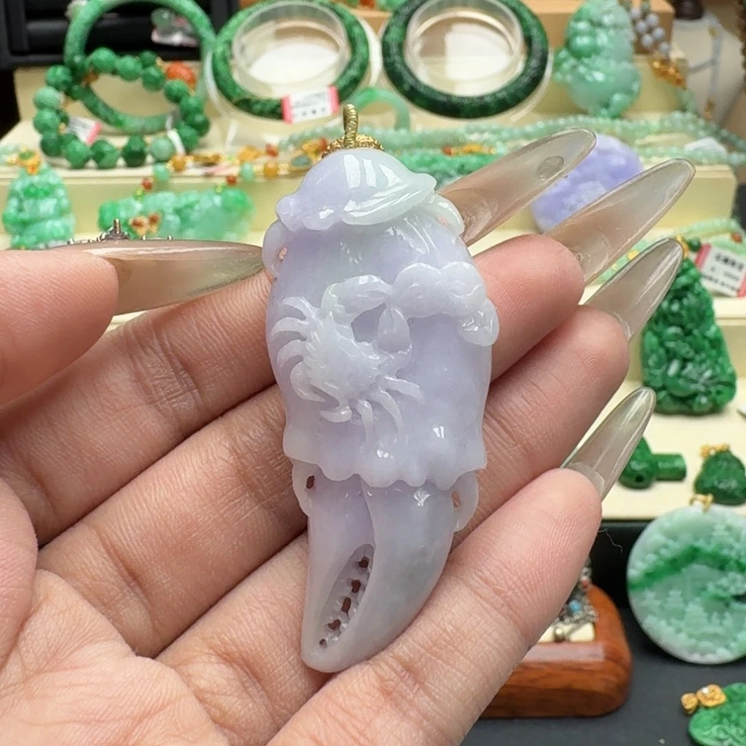 翡翠未镶嵌颈饰翡翠吊坠