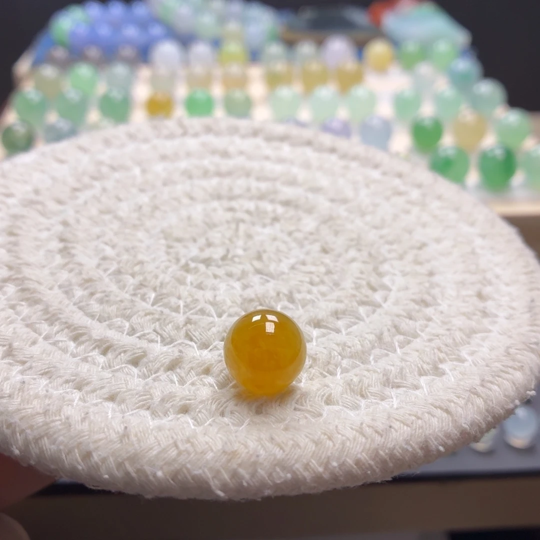 翡翠未镶嵌手链11.18翡翠圆珠