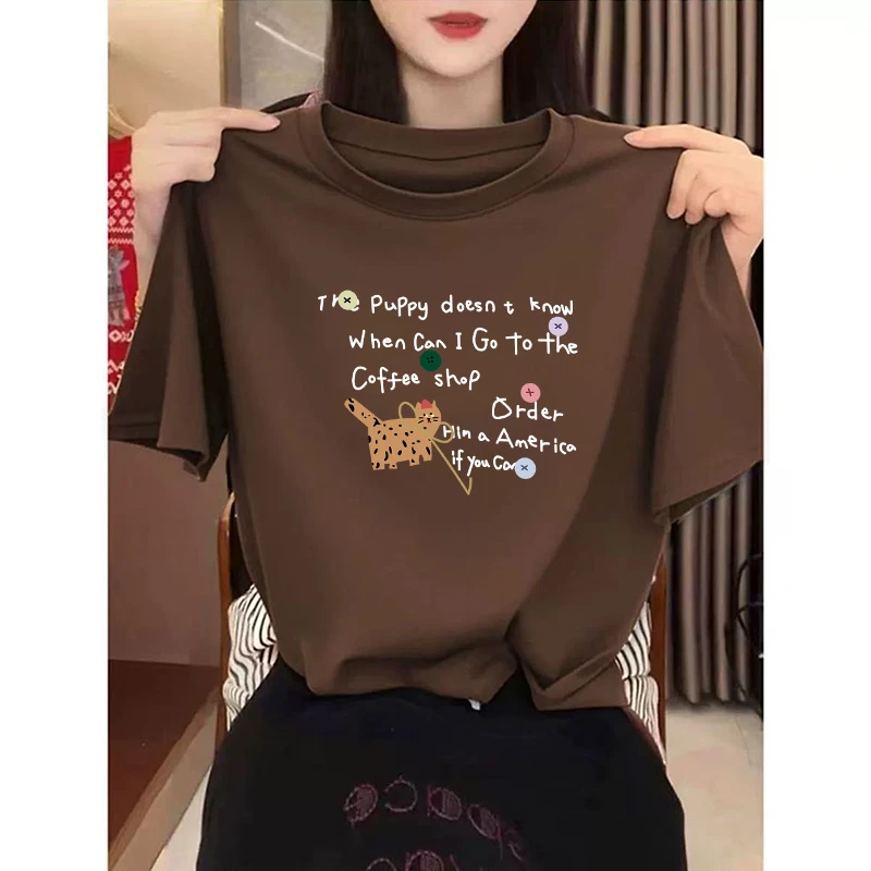 正肩短袖T恤女夏季2025新款韩版宽松设计感纯棉半袖洋气上衣ins潮