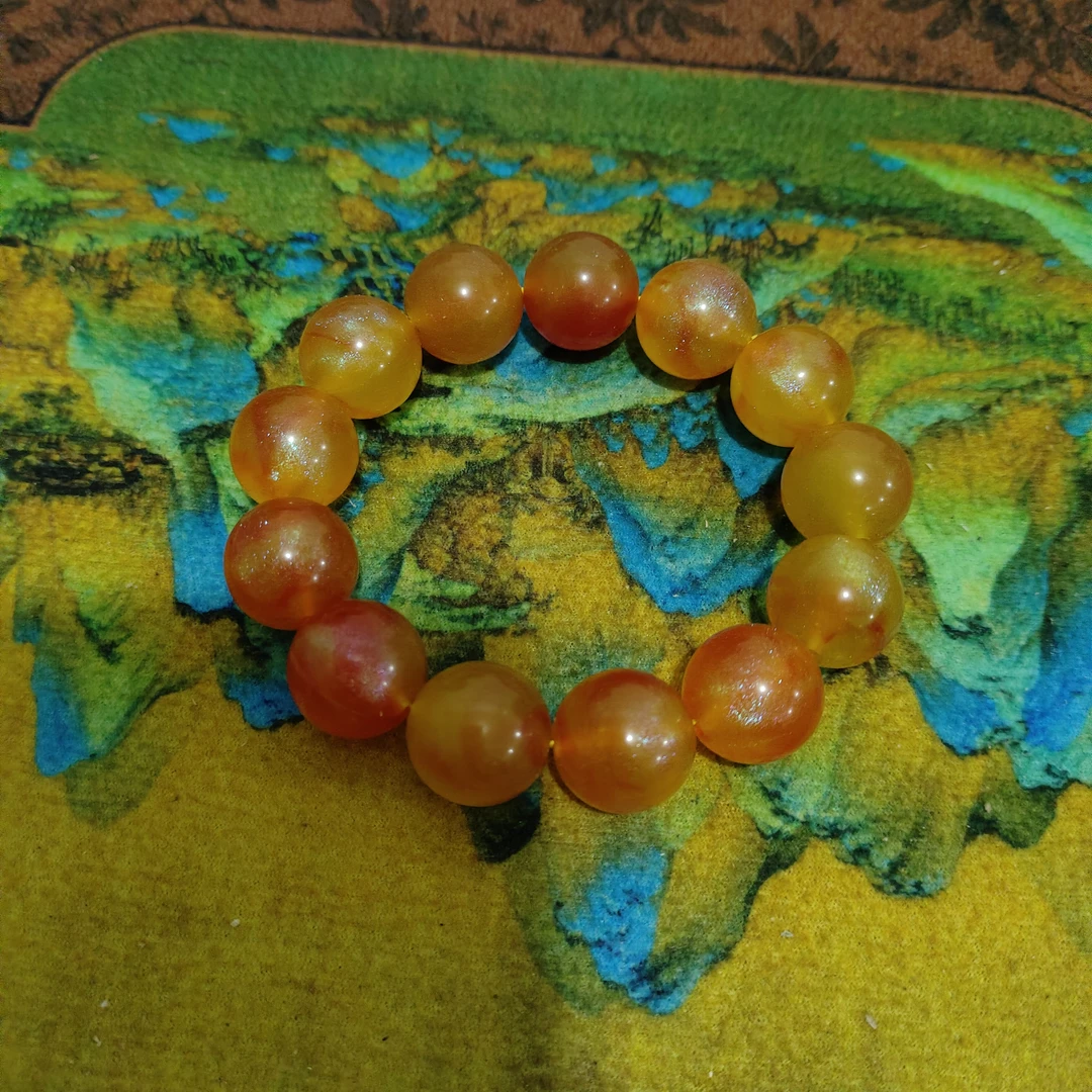 藏地红花珠-殿堂系列S级-新中式手链 D378