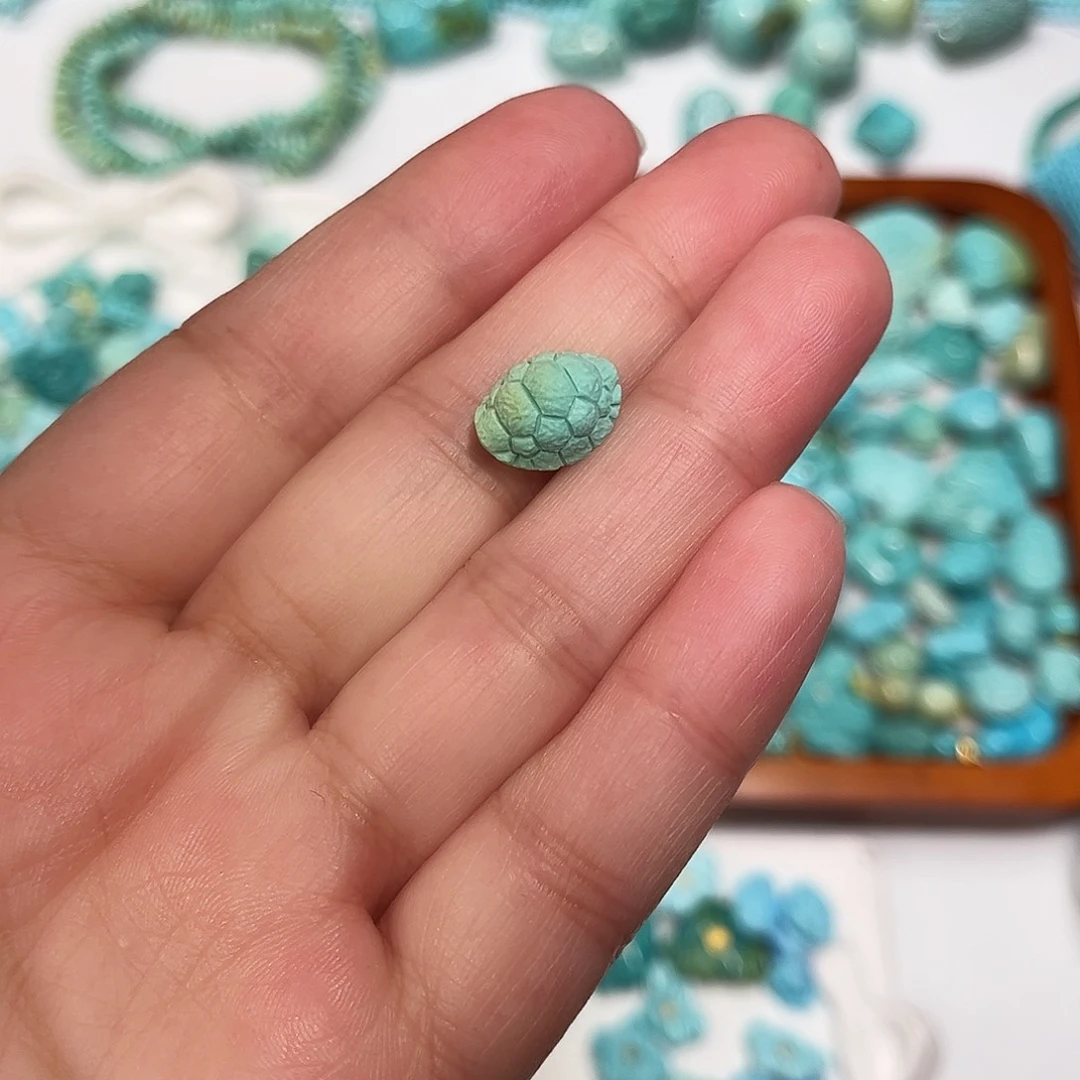 绿松石未镶嵌珠宝半成品