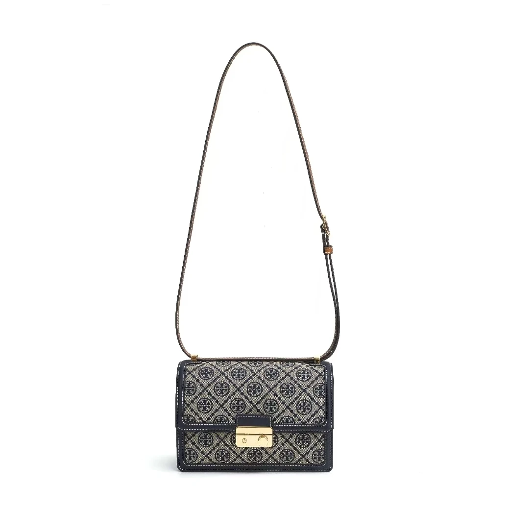 ToryBurch/汤丽柏琦 T MONOGRAM 小号斜挎包  23*9*15.6
