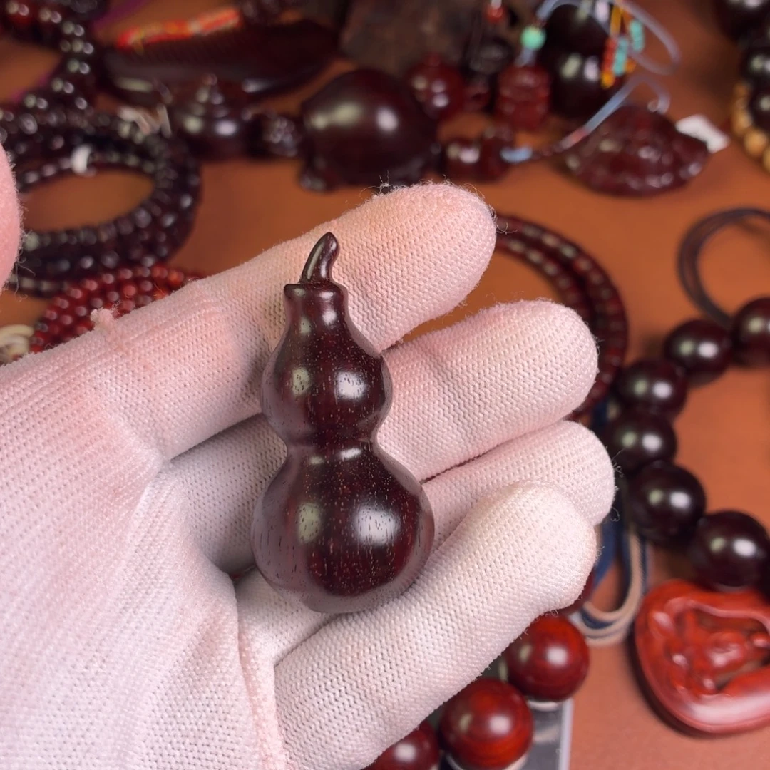 待***狂手串/手链小叶紫檀小葫芦