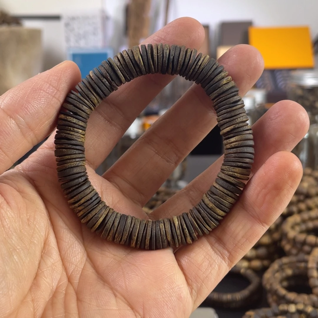 沉水10mm片珠15g+沉香手串