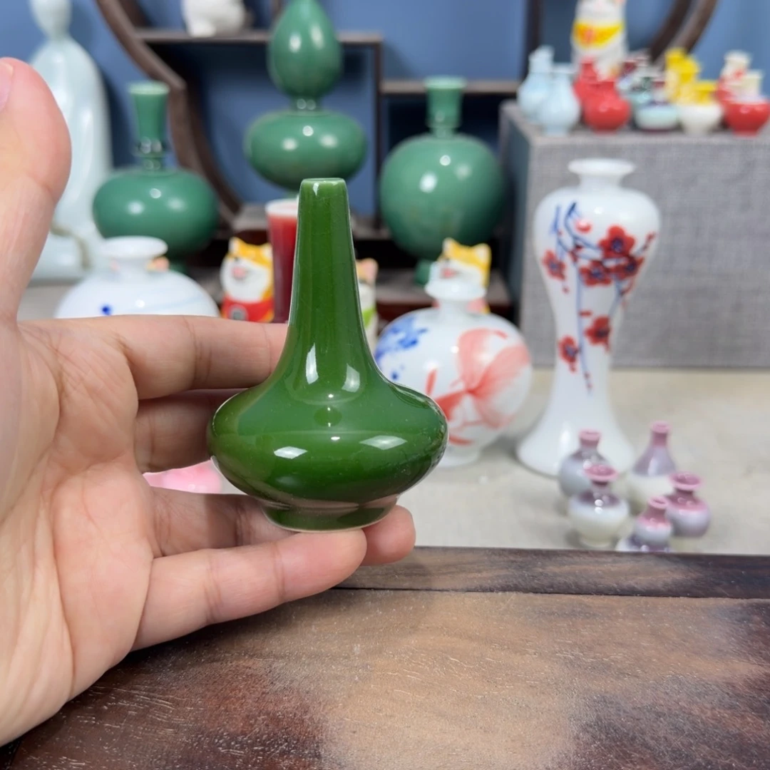 陶瓷手工小花器摆件