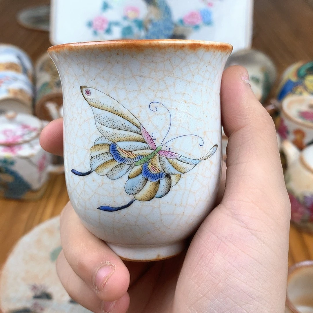 洋***子杯景德镇陶瓷手作