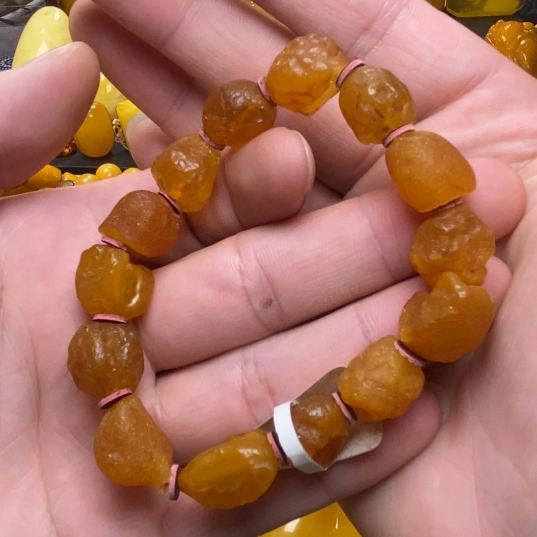 琥珀未镶嵌裸石蜜蜡
