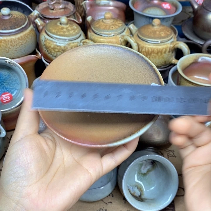 杯子全手工纯柴烧裸烧茶器壶承