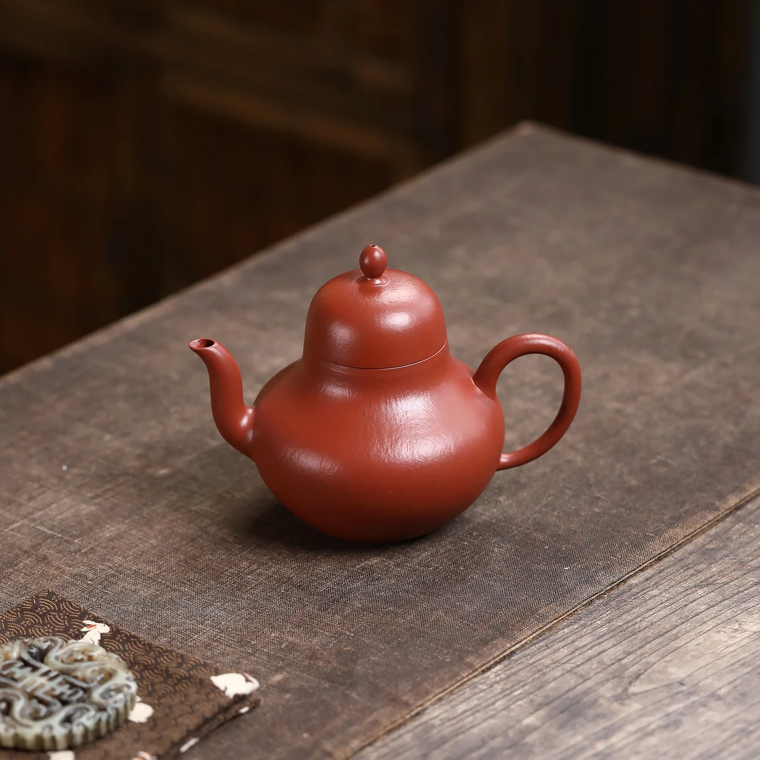 JCY-0371 非遗正品手工思婷（王腾飞）朱泥180cc 季畅园 宜兴紫砂