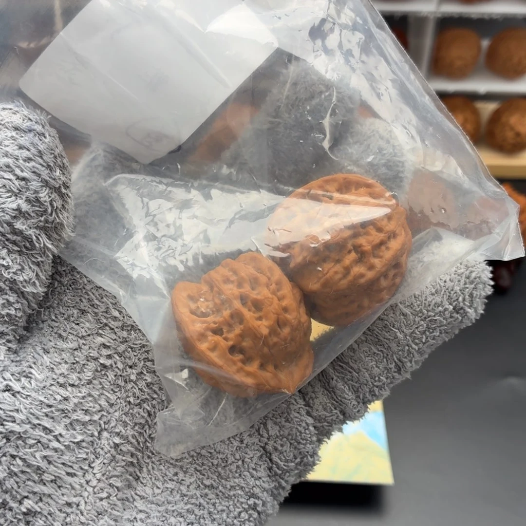 山***山文玩核桃把件佛肚38