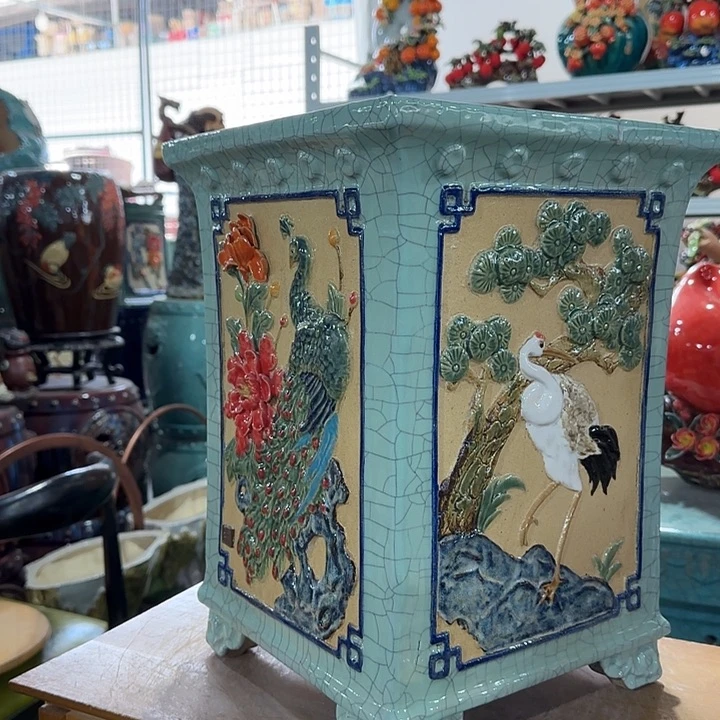 红陶诸***外岭南石湾花盆