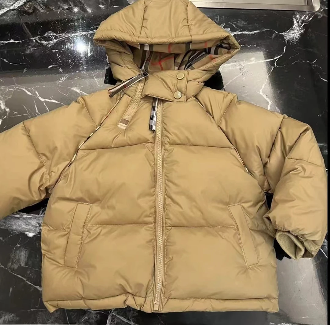 羽绒服 轻奢保暖加厚新款儿童连帽羽绒服外套66039