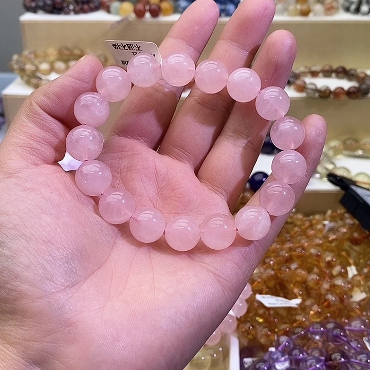 水晶手链未镶嵌西柚12+