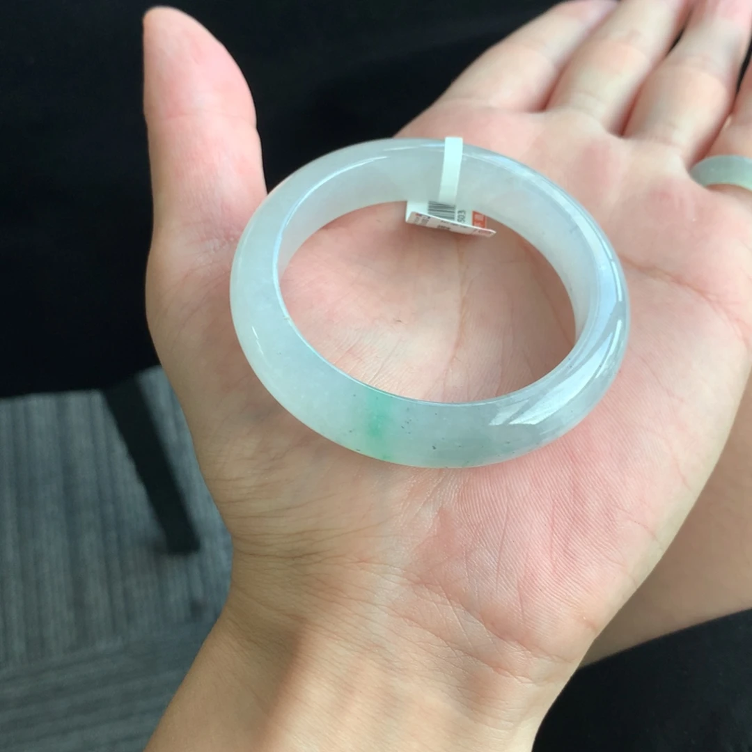 翡翠未镶嵌手镯2号51.8